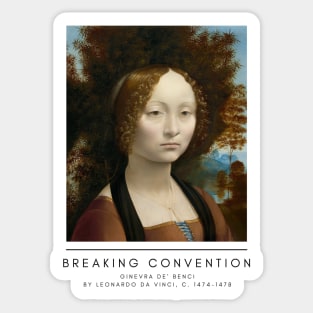 Breaking Convention Sticker